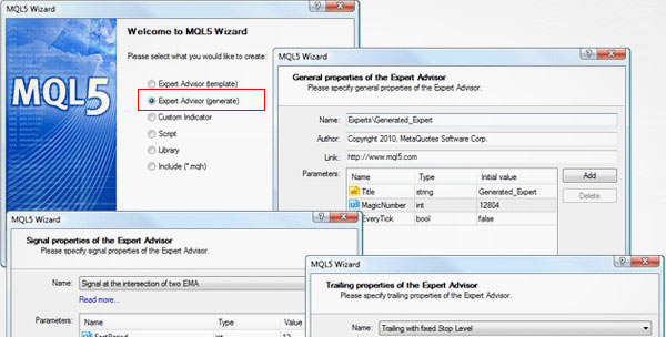 Creating an Expert Advisor in MT5