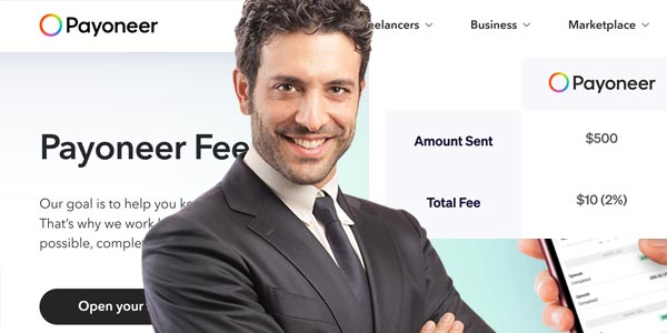 payoneer fees and currency conversion fees for traders