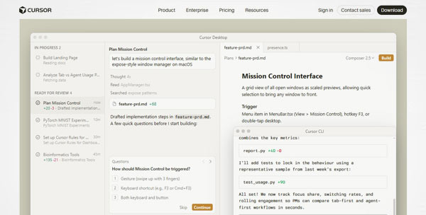 Cursor website